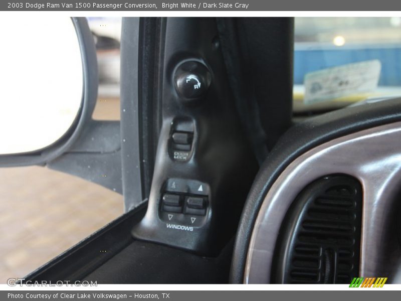 Bright White / Dark Slate Gray 2003 Dodge Ram Van 1500 Passenger Conversion