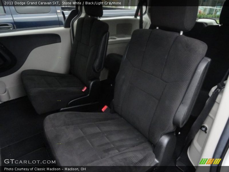 Stone White / Black/Light Graystone 2013 Dodge Grand Caravan SXT