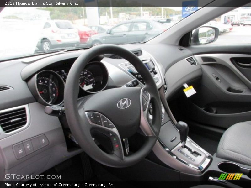 Silver / Gray 2013 Hyundai Elantra GLS