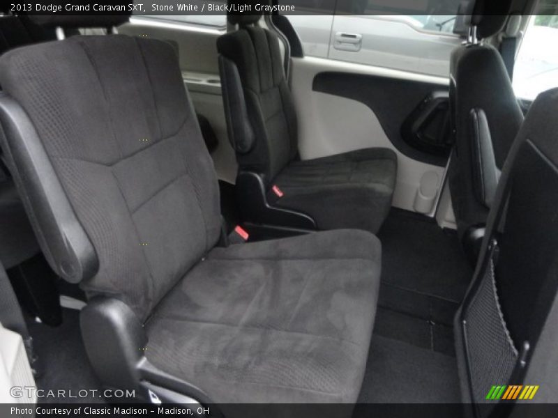 Stone White / Black/Light Graystone 2013 Dodge Grand Caravan SXT