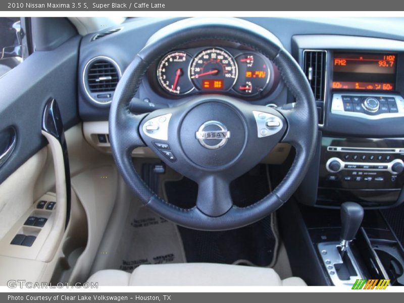 Super Black / Caffe Latte 2010 Nissan Maxima 3.5 S