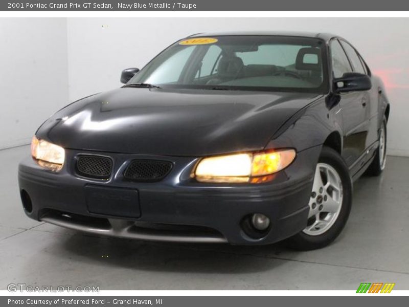 Navy Blue Metallic / Taupe 2001 Pontiac Grand Prix GT Sedan