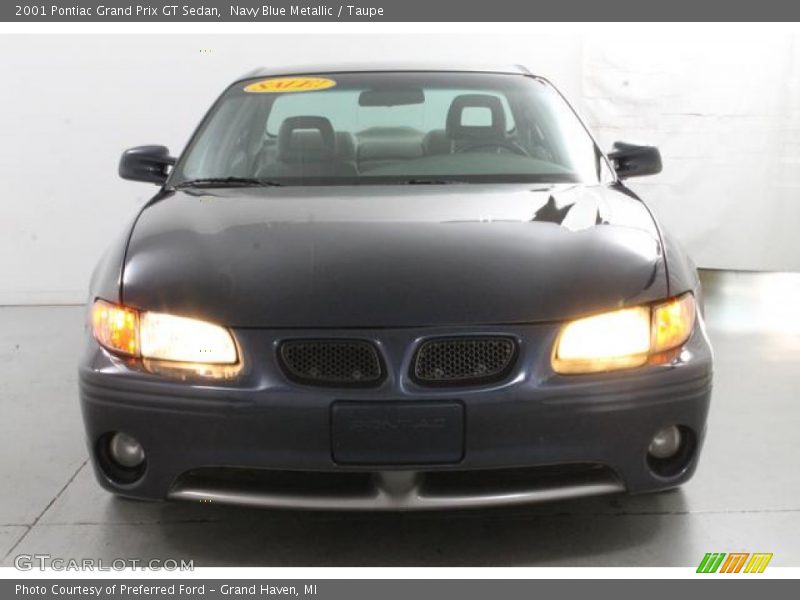 Navy Blue Metallic / Taupe 2001 Pontiac Grand Prix GT Sedan