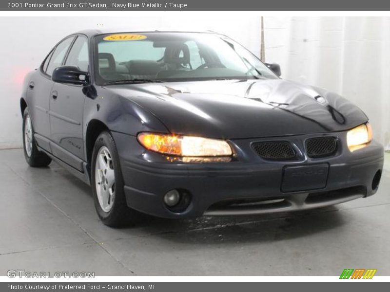 Navy Blue Metallic / Taupe 2001 Pontiac Grand Prix GT Sedan
