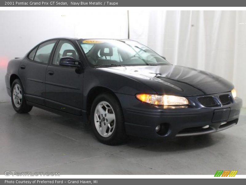 Navy Blue Metallic / Taupe 2001 Pontiac Grand Prix GT Sedan