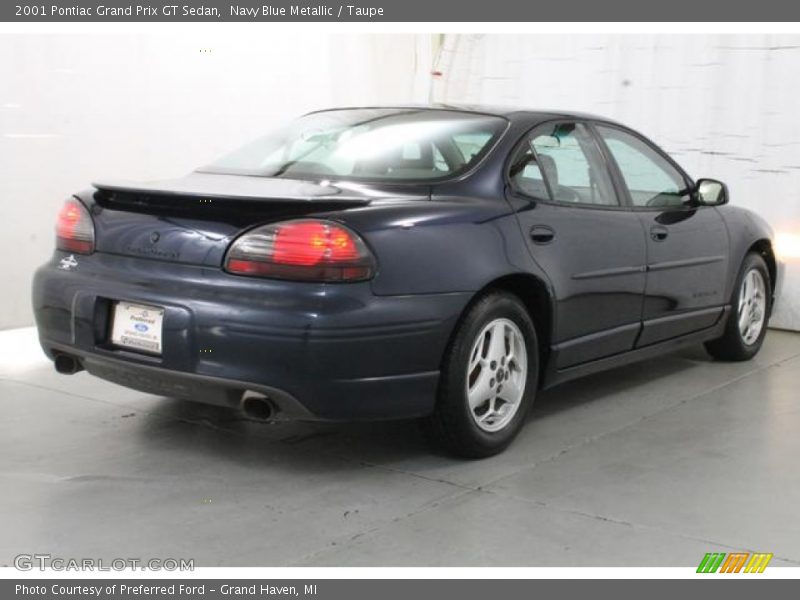 Navy Blue Metallic / Taupe 2001 Pontiac Grand Prix GT Sedan