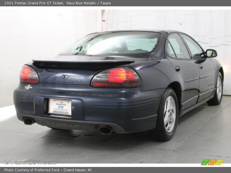 Navy Blue Metallic / Taupe 2001 Pontiac Grand Prix GT Sedan