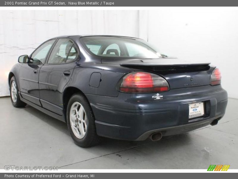 Navy Blue Metallic / Taupe 2001 Pontiac Grand Prix GT Sedan