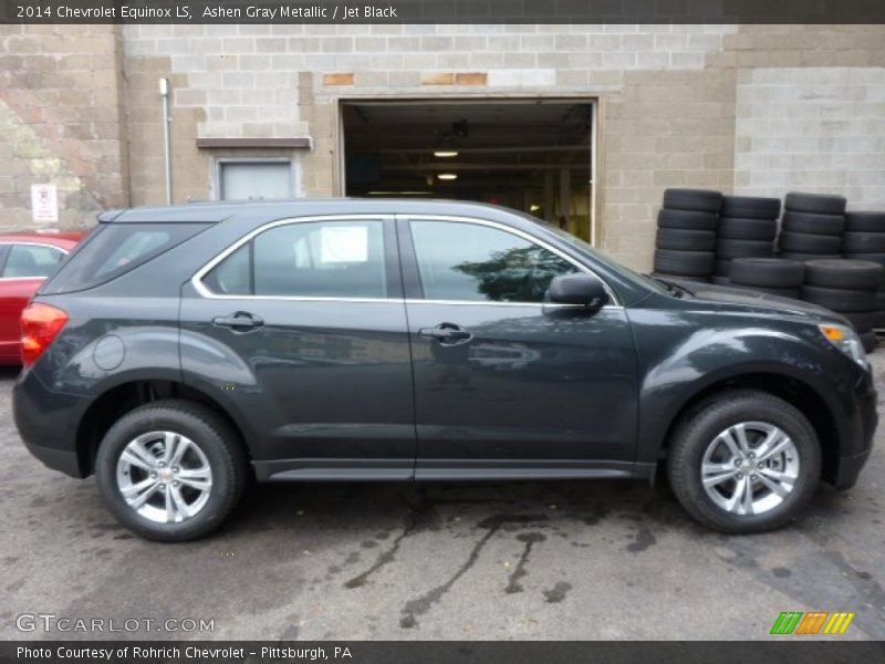 Ashen Gray Metallic / Jet Black 2014 Chevrolet Equinox LS