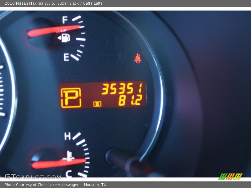 Super Black / Caffe Latte 2010 Nissan Maxima 3.5 S