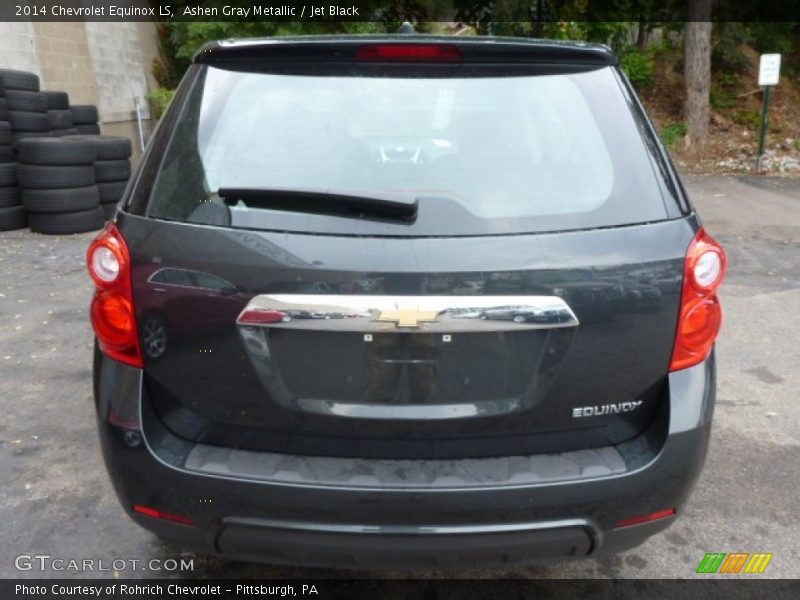 Ashen Gray Metallic / Jet Black 2014 Chevrolet Equinox LS