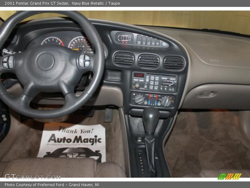 Navy Blue Metallic / Taupe 2001 Pontiac Grand Prix GT Sedan