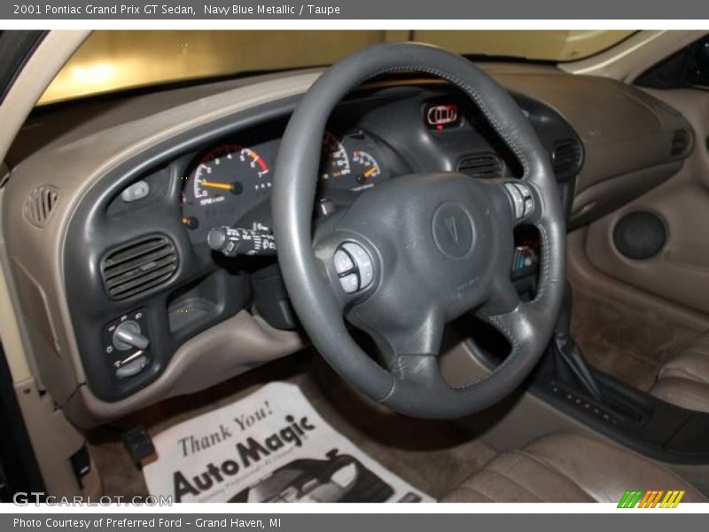 Navy Blue Metallic / Taupe 2001 Pontiac Grand Prix GT Sedan