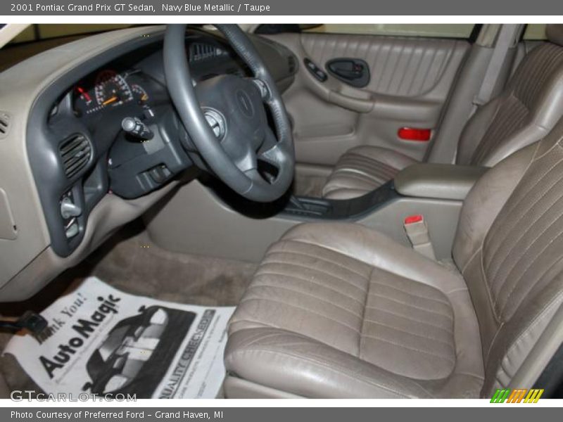 Navy Blue Metallic / Taupe 2001 Pontiac Grand Prix GT Sedan