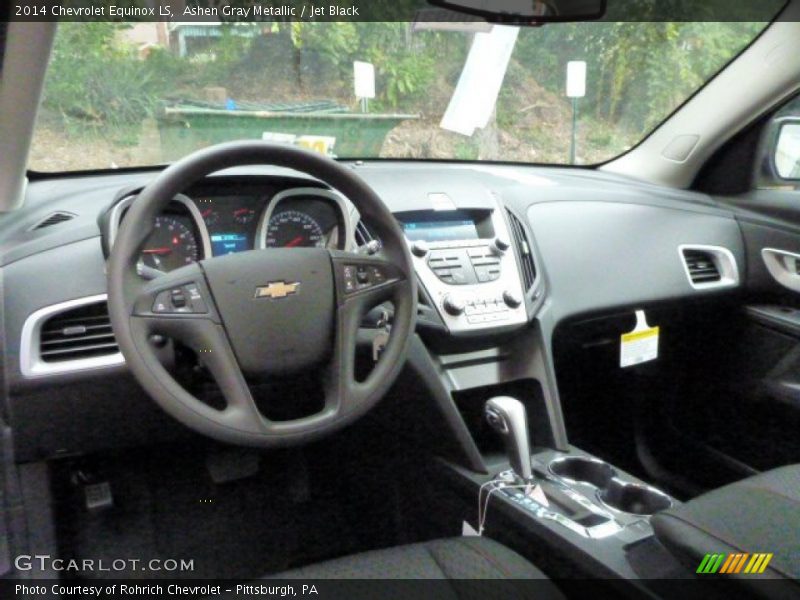 Ashen Gray Metallic / Jet Black 2014 Chevrolet Equinox LS