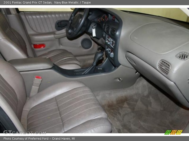 Navy Blue Metallic / Taupe 2001 Pontiac Grand Prix GT Sedan