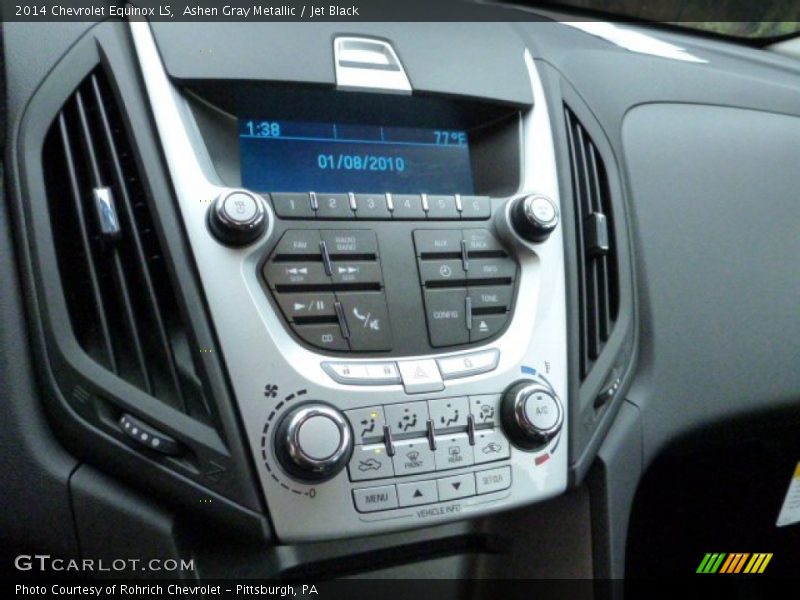 Ashen Gray Metallic / Jet Black 2014 Chevrolet Equinox LS