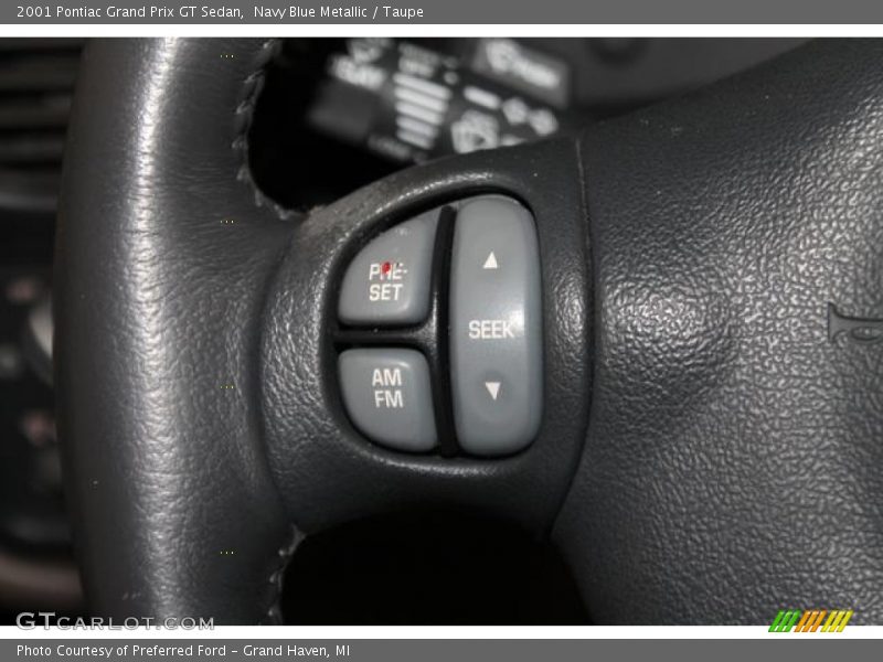 Navy Blue Metallic / Taupe 2001 Pontiac Grand Prix GT Sedan