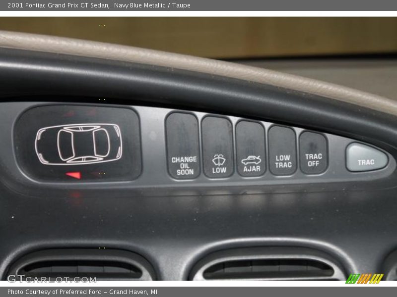 Navy Blue Metallic / Taupe 2001 Pontiac Grand Prix GT Sedan