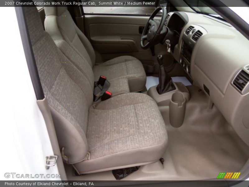 Summit White / Medium Pewter 2007 Chevrolet Colorado Work Truck Regular Cab