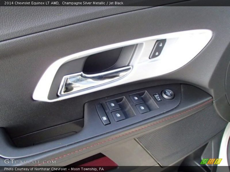 Champagne Silver Metallic / Jet Black 2014 Chevrolet Equinox LT AWD