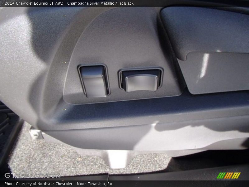 Champagne Silver Metallic / Jet Black 2014 Chevrolet Equinox LT AWD