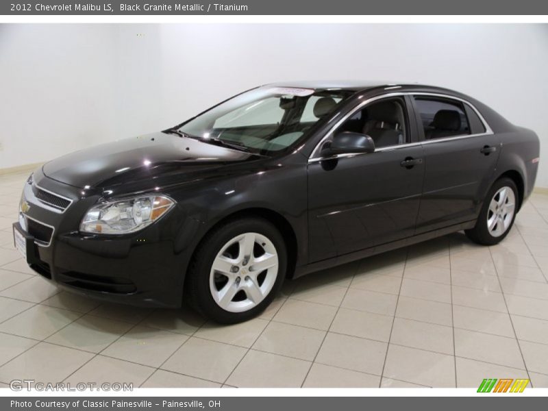 Black Granite Metallic / Titanium 2012 Chevrolet Malibu LS