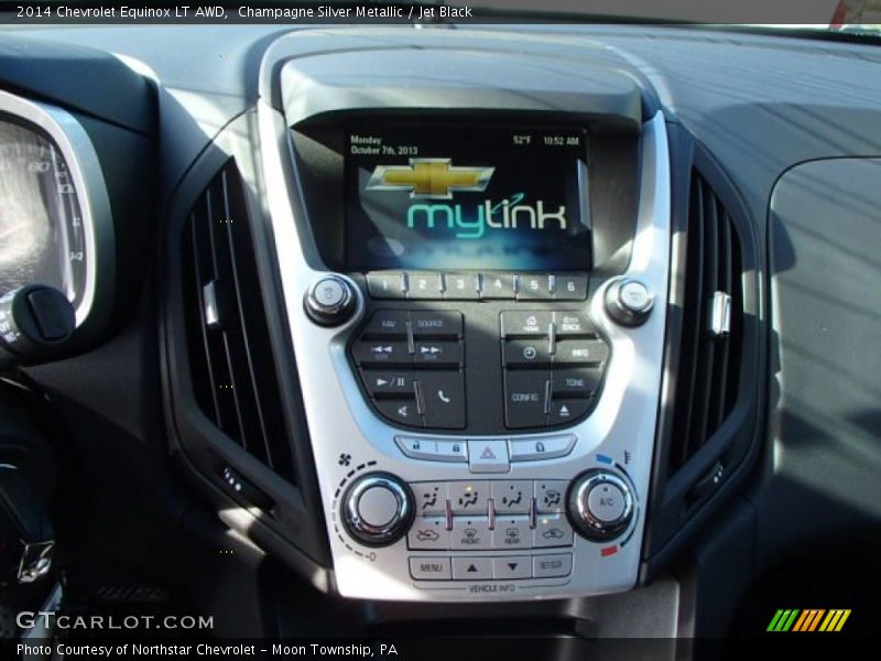 Champagne Silver Metallic / Jet Black 2014 Chevrolet Equinox LT AWD
