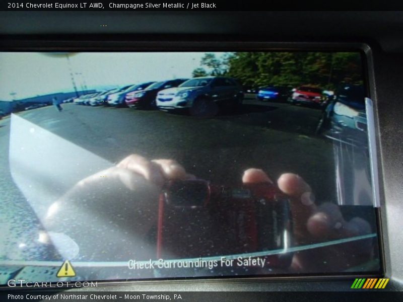 Champagne Silver Metallic / Jet Black 2014 Chevrolet Equinox LT AWD
