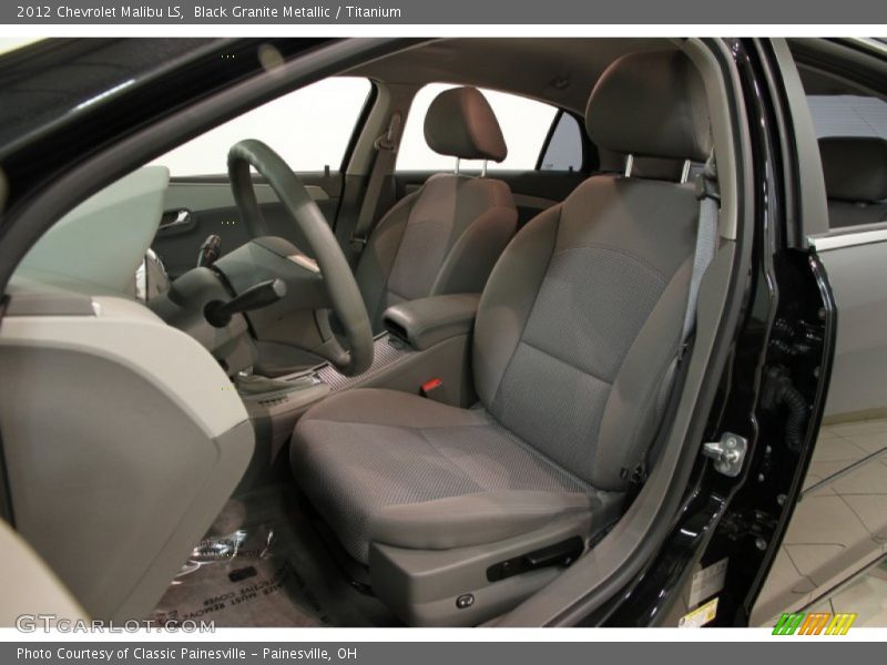 Black Granite Metallic / Titanium 2012 Chevrolet Malibu LS