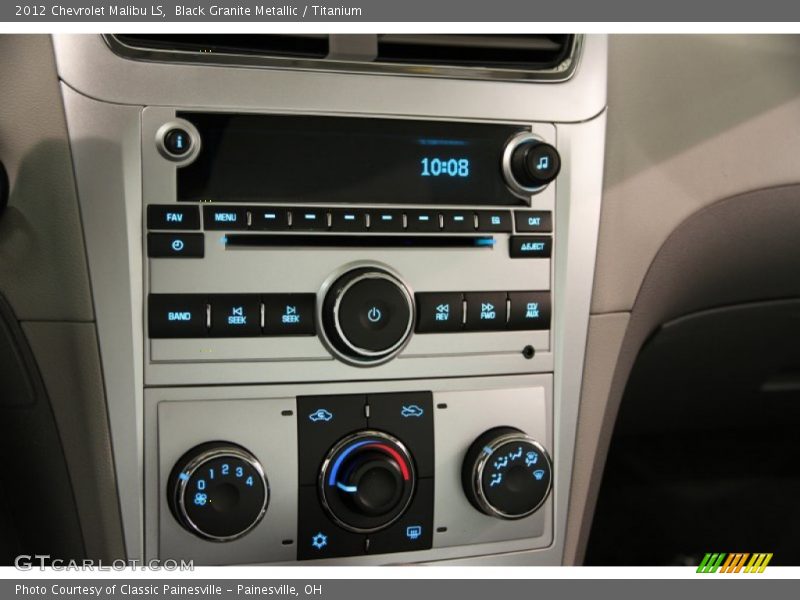 Black Granite Metallic / Titanium 2012 Chevrolet Malibu LS