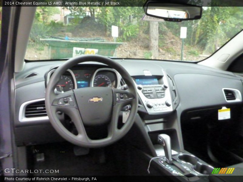 Atlantis Blue Metallic / Jet Black 2014 Chevrolet Equinox LS AWD