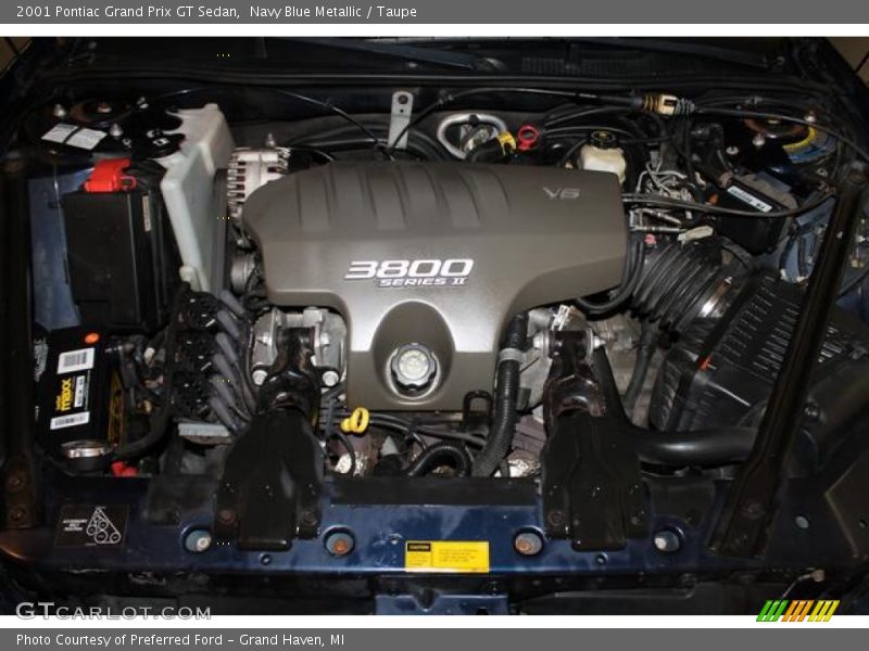 Navy Blue Metallic / Taupe 2001 Pontiac Grand Prix GT Sedan