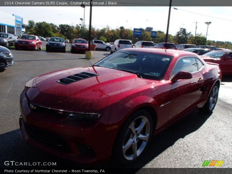 Crystal Red Tintcoat / Black 2014 Chevrolet Camaro SS/RS Coupe