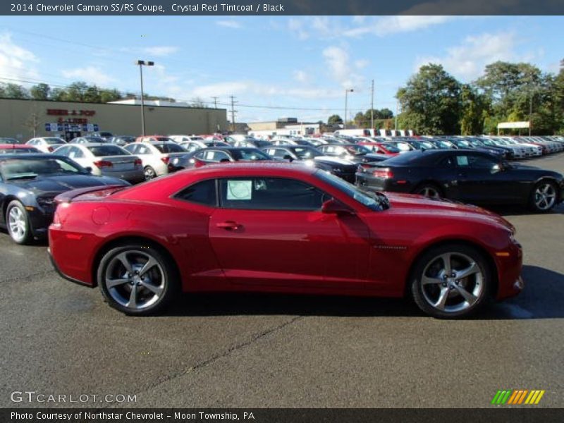 Crystal Red Tintcoat / Black 2014 Chevrolet Camaro SS/RS Coupe