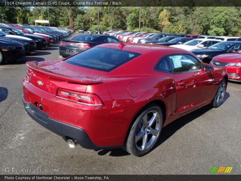 Crystal Red Tintcoat / Black 2014 Chevrolet Camaro SS/RS Coupe