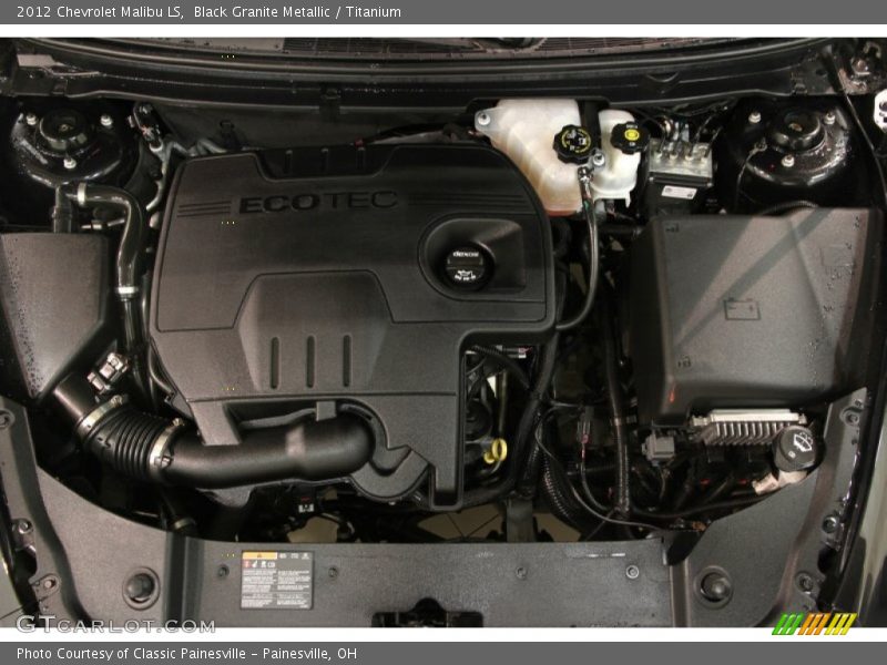 Black Granite Metallic / Titanium 2012 Chevrolet Malibu LS