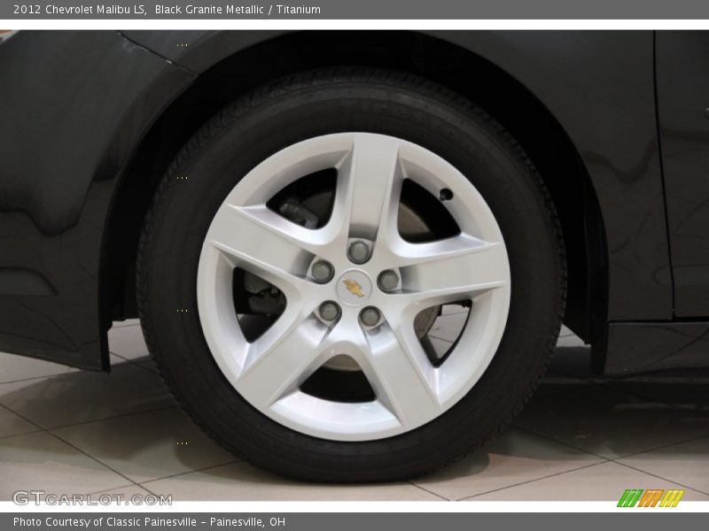 Black Granite Metallic / Titanium 2012 Chevrolet Malibu LS