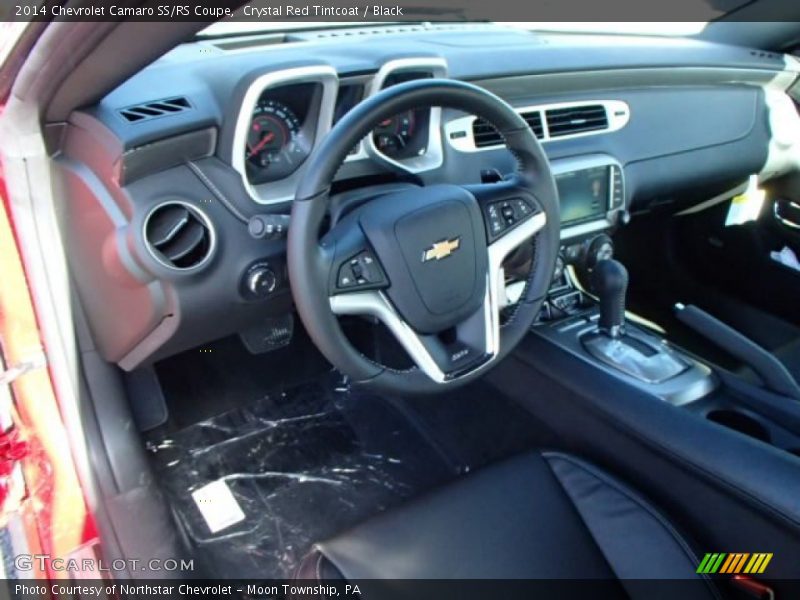 Crystal Red Tintcoat / Black 2014 Chevrolet Camaro SS/RS Coupe