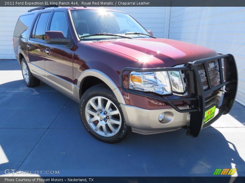 Royal Red Metallic / Chaparral Leather 2011 Ford Expedition EL King Ranch 4x4