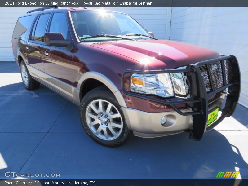 Royal Red Metallic / Chaparral Leather 2011 Ford Expedition EL King Ranch 4x4