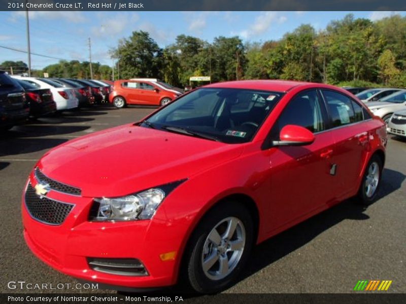 Red Hot / Jet Black 2014 Chevrolet Cruze LT