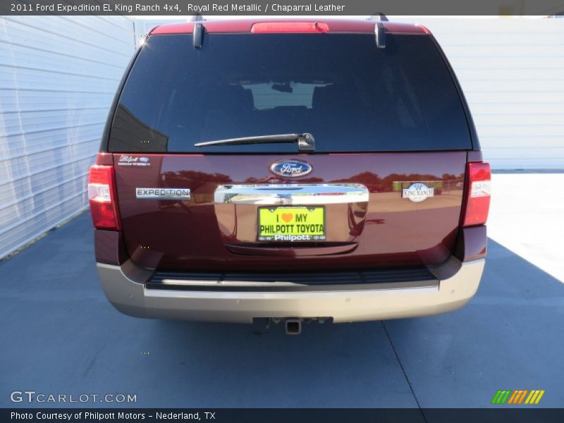 Royal Red Metallic / Chaparral Leather 2011 Ford Expedition EL King Ranch 4x4