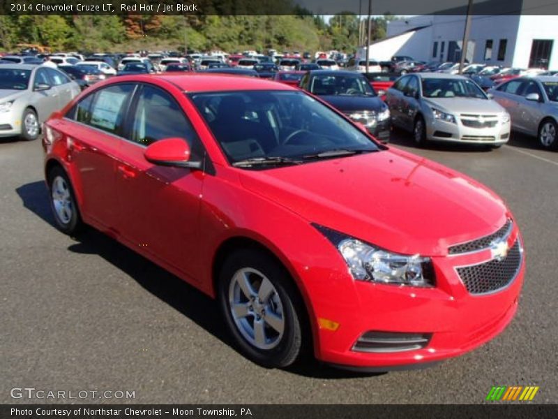 Red Hot / Jet Black 2014 Chevrolet Cruze LT