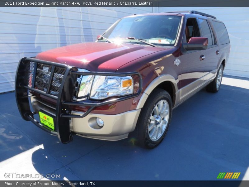 Royal Red Metallic / Chaparral Leather 2011 Ford Expedition EL King Ranch 4x4