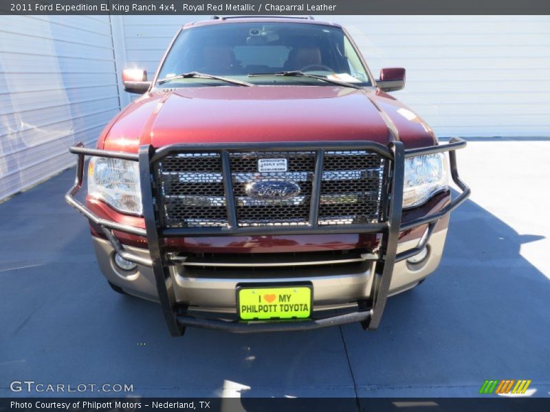 Royal Red Metallic / Chaparral Leather 2011 Ford Expedition EL King Ranch 4x4
