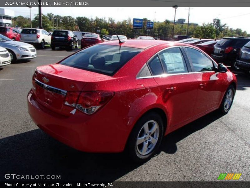 Red Hot / Jet Black 2014 Chevrolet Cruze LT