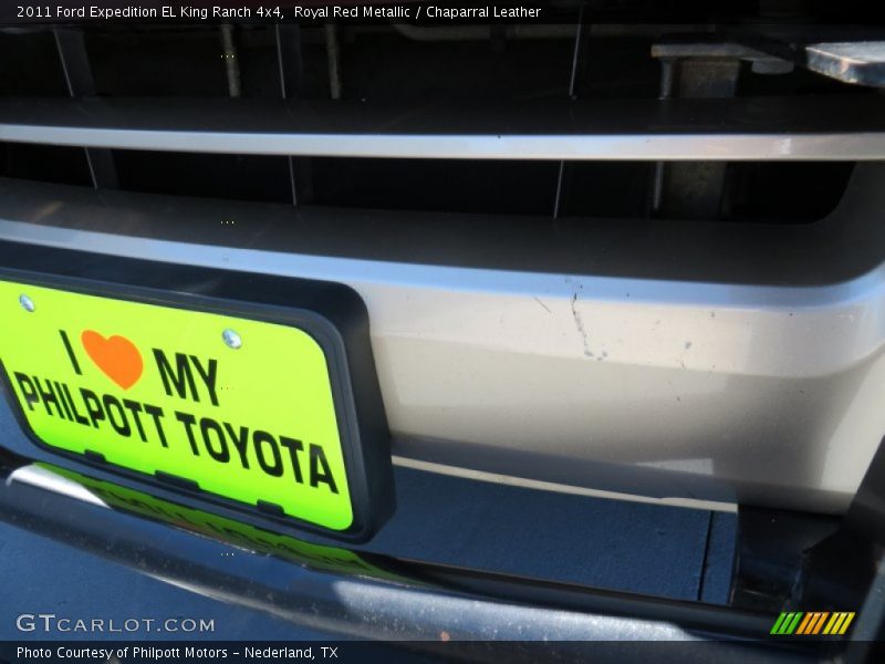 Royal Red Metallic / Chaparral Leather 2011 Ford Expedition EL King Ranch 4x4