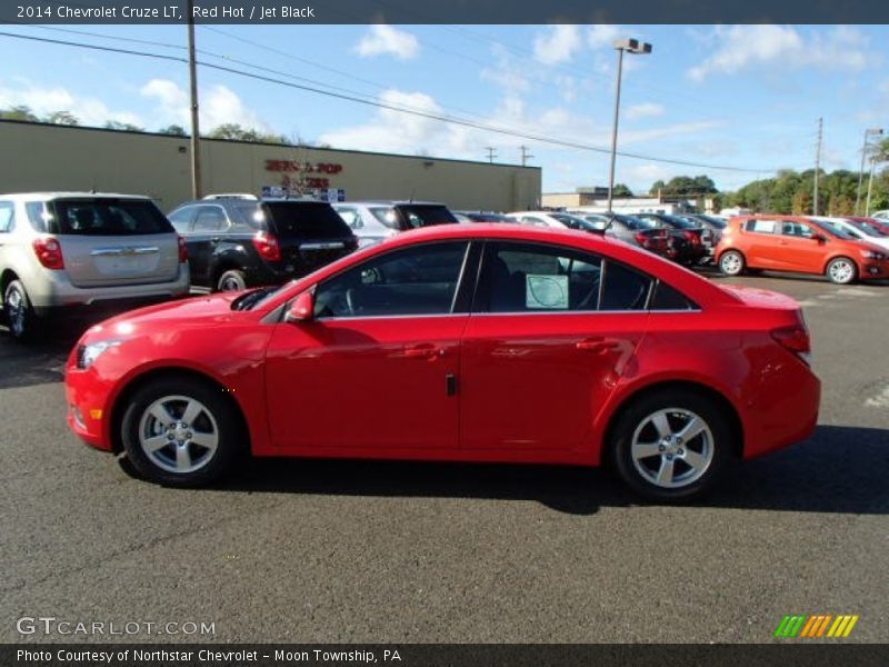 Red Hot / Jet Black 2014 Chevrolet Cruze LT