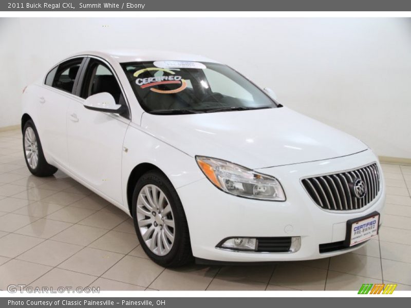 Summit White / Ebony 2011 Buick Regal CXL